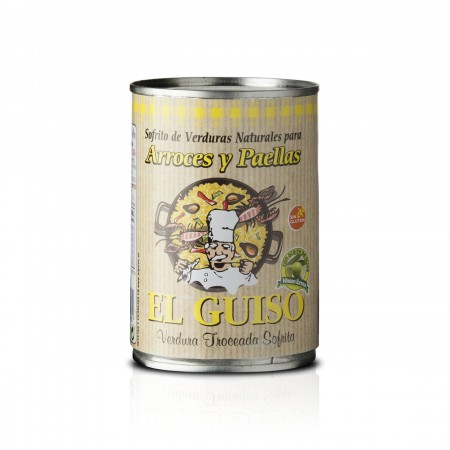  El Guiso - Sofrito para Arroces y Paellas - Schmorgemüse für Reis- und Paellagerichte - 420g