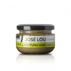 Paté von grünen Manzanilla Oliven - 110g - Aceitunas José Lou