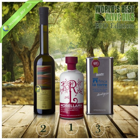 Weltbeste Bio-Olivenöle 2016 (WBOO) - 3er Siegerpaket