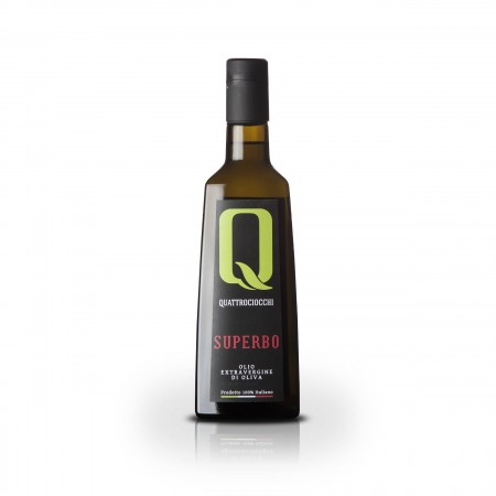 Superbo - 500ml - Quattrociocchi Americo - Testsieger Feinschmecker Olivenöltest 2022 - Olio Award