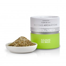 Salinas de Ibiza - Flor de Sal - aromatische Kräuter - 100g