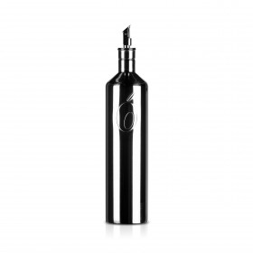 Ölflasche mit Klappverschluss-Ausgießer - Edelstahl - 0,5 l