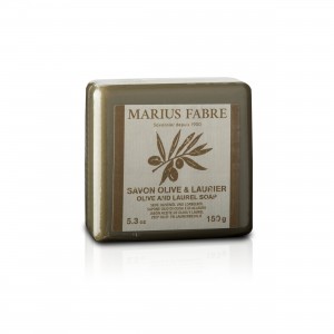 Marius Fabre - Olivenölseife mit Lorbeeröl - 150g - verpackt