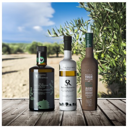 Stifitung Warentest 2020 - Siegerset - die sensorisch besten Olivenöle des Olivenöltests