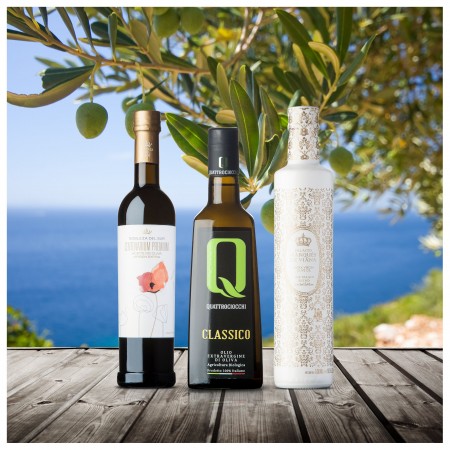 Testsieger Feinschmecker Olivenöltest 2021 - 3er-Paket intensiv fruchtig - Olio Award