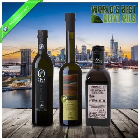 Weltbeste Olivenöle 2017 (WBOO) - 3er Siegerpaket