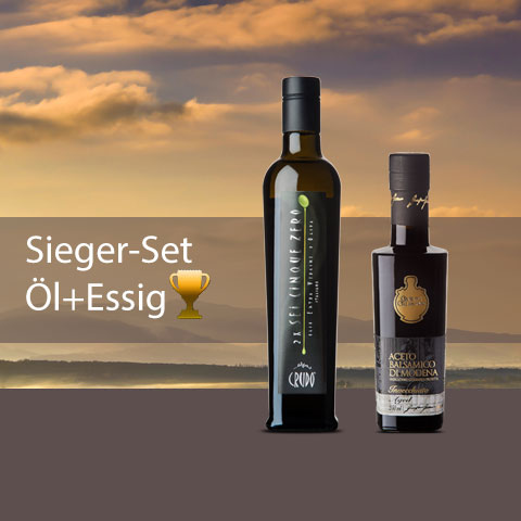 Stiftung Warentest Siegerpaket Olivenöl & Balsamico